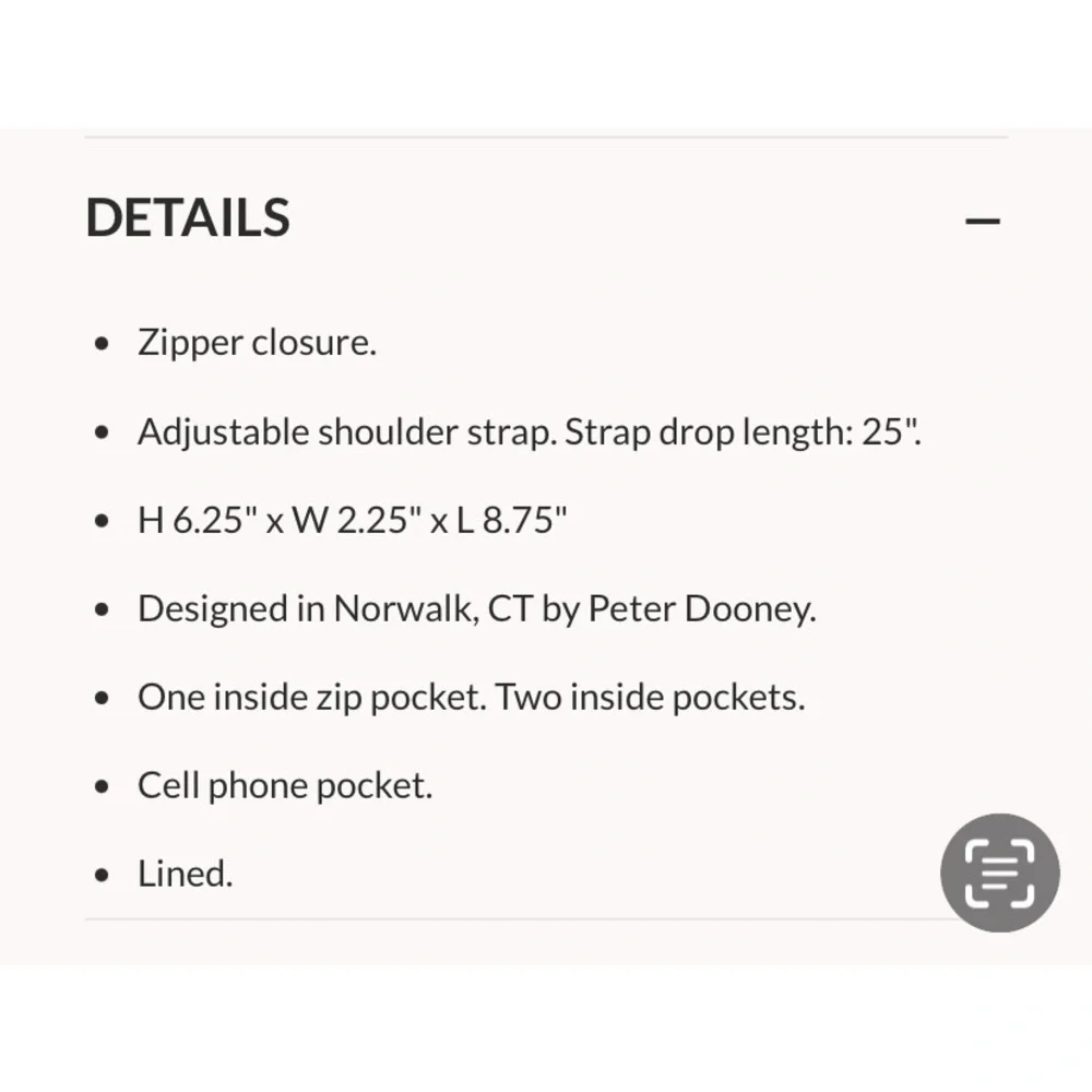 DOONEY AND BURKE..Gray Croc-Embossed Crossbody Bag - Picture 11 of 16